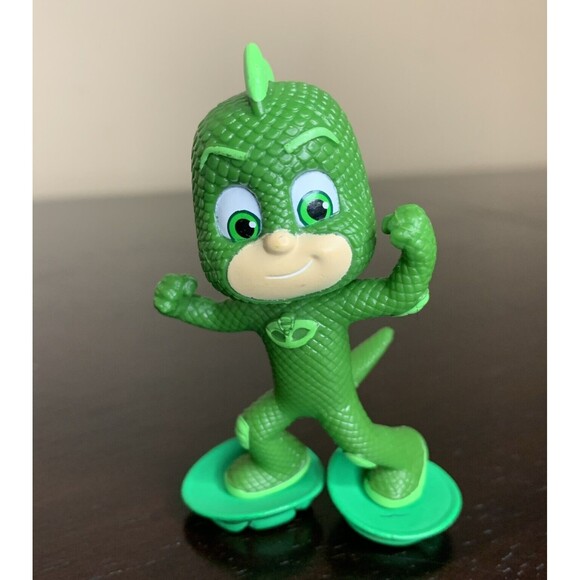 Lot of 2 PJ Masks PVC Owelette Figure Action Pose & Gekko - Picture 5 of 5